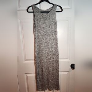 Olive & Oak Stretchy Gray Sleeveless Maxi Dress Medium